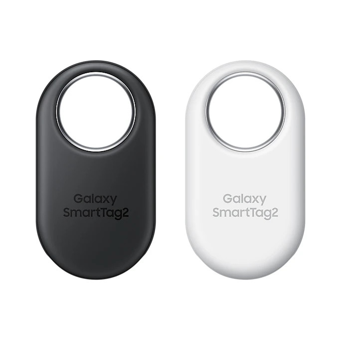 گجت ردیاب اشیاء سامسونگ مدل Galaxy SmartTag2 EI-T5600BWEGWW، با اتصال Wi-Fi، سازگار با Android، مجهز به باتری CR2 با عمر تا 500 روز و استاندارد IP67 مقاوم در برابر آب و گردوغبار